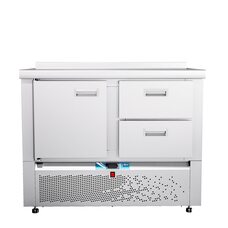 Стол холодильный низкотемпературный СХН-70Н-01 (дверь, ящик 1/2) с бортом Абат