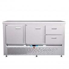 Стол холодильный среднетемпературный СХС-70Н-02 (дверь, дверь, ящики 1/2) без борта Абат