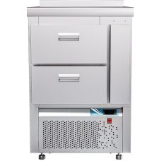Стол холодильный среднетемпературный СХС-70Н (ящики 1/2) с бортом Абат