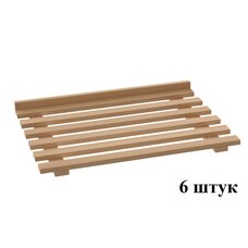 Комплект деревянных полок к ШЗХ-С-600.600-02-Р