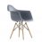 Кресло Barneo N-14 WoodMold серый для кухни, (коробка 2 шт.)