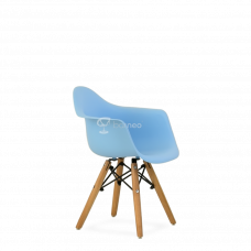 Кресло детское Barneo N-2 Eames Style цвет голубой для кухни