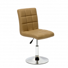 Полубарный стул Barneo N-48 Kruger светло-коричневая кожа