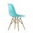 Стул Barneo N-12 WoodMold бирюзовый для кухни, (коробка 4 шт.)