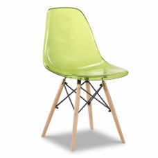 Стул Eames, зеленый прозрачный