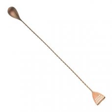 Ложка барная 40см, ручка витая, со стрейнером, сталь/медь Antique M37072ACP Ложка барная 40см, ручка витая, со стрейнером, сталь/медь Antique M37072ACP