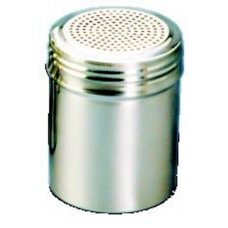 Емкость для сыпучих продуктов с мелкими отверстиями 0,30л d7см h9см, нержавеющая сталь DRG10