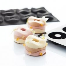 Форма для пирожных 'Cylinder' d60 h17мм, 8 ячеек, 30мл, силикон 30SIL600