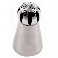 Насадка 'Лепестки зигзаг' d22мм h57мм, нержавеющая сталь BX0102 Насадка 'Лепестки зигзаг' d22мм h57мм, нержавеющая сталь BX0102