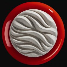 Форма для мороженого/суфле 3D 'TOP Река' d135мм h15мм, 110мл, 2 ячейки, силикон TOP08S