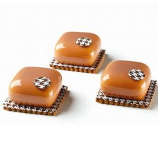 Форма силиконовая Pavoflex для пирож. 3D 'Мистер' 58х58мм h33мм, 90мл, 12 ячеек PX4343S