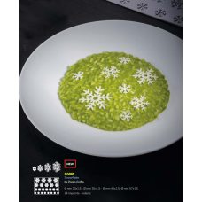 Форма силиконовая 'Snowflake' mm d 23 - d 35 - d46 -d57 h 1,5, 24 ячейки GG065