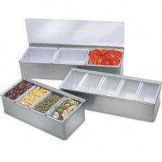 Контейнер для бара 4 отделения, нержавеющая сталь CD4430 Контейнер для бара 4 отделения, нержавеющая сталь CD4430