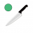 Нож поварской 30см, зеленый 413983