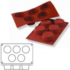 Форма силик. д/зам. и вып. 'Маффин' d81мм h32мм, 5 ячеек SF024/N