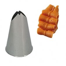 Насадка 'Листок' 18мм h40мм, нержавеющая сталь BX1105 Насадка 'Листок' 18мм h40мм, нержавеющая сталь BX1105