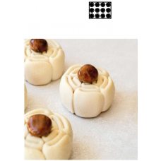 Форма силиконовая Pavoflex для пирож. 3D 'Dentelle' d75xh45 mm, 12 ячеек PX4388S