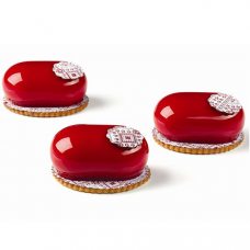 Форма силиконовая Pavoflex для пирож. 3D 'Мисс' 78х48мм h33мм, 90мл, 15 ячеек PX4345S