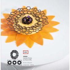 Форма силиконовая 'Jasmine Frame' 115x115 h1.5cм, 3 ячейки GG061