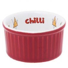Рамекин 100мл d8см h4см Oxford, цвет красный с декором 'CHILLI' C12M-3B8P