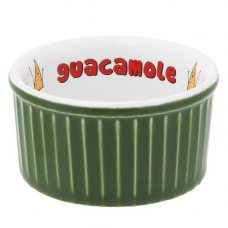 Рамекин 100мл d8см h4см Oxford, цвет зеленый с декором 'GUACAMOLE' C12M-3C1P