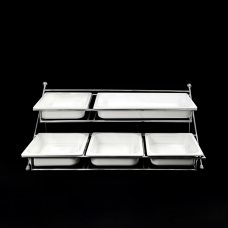 Станция двухярусная буфетная с 5 гастроемкостями 88x68x42см, 2TE5P