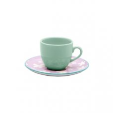 Пара чайная COUP COLORE (чашка 220мл и блюдце 16см) Oxford 126863, ED02-4689