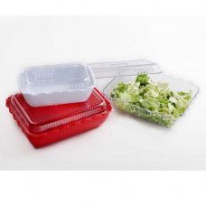 Салатник 4,5л (33,3х26,4см h8,2см), волнистый край, пластик, красный, серия Jiwins P-043-RED Салатник 4,5л (33,3х26,4см h8,2см), волнистый край, пластик, красный, серия Jiwins P-043-RED