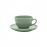Пара чайная FLAT Shape MATCHA (чашка 200мл и блюдце 14см) Oxford 136122, AO04-1A04, (коробка 14 шт.)