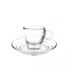 Чашка Espresso 70мл h61мм d62/84мм 'Caffe', стекло 1P02442 Чашка Espresso 70мл h61мм d62/84мм 'Caffe', стекло 1P02442