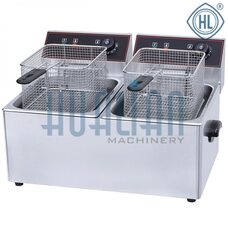Фритюрница HEF-4L-2 (2 емкости) Hualian Machinery
