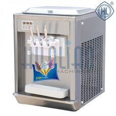 Фризер для мягкого мороженого HIM-03 с функцией ночного хранения и помпой (3 рожка) Hualian Machinery