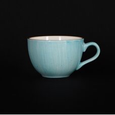 Чашка чайная 250 мл голубая «Corone Natura»