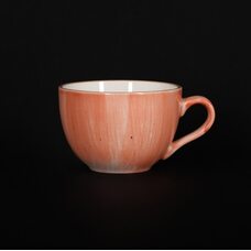 Чашка чайная 250 мл коралловая «Corone Natura»