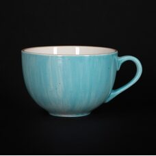 Чашка чайная 320 мл голубая «Corone Natura» KM