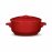 Горшок с крышкой «Corone» 450 мл красный KM