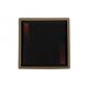 Тарелка квадратная «Corone Rustico» 260х260мм черная с медным KM