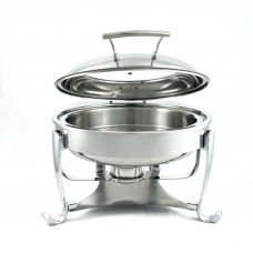 Мармит настольный (чефиндиш) круглый cо стекл крышкой 6,5л,Opulent OP/0/0/6.5/CP Мармит настольный (чефиндиш) круглый cо стекл крышкой 6,5л,Opulent OP/0/0/6.5/CP