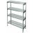Стеллаж решетчатый 4-х уровневый С-4Р-0,4/0,95/1,8 (нержавейка) Стеллаж решетчатый 4-х уровневый С-4Р-0,4/0,95/1,8 (нержавейка)