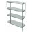 Стеллаж с 4-я сплошными полками С-4-0,4/1,0/1,6 нержавейка Стеллаж с 4-я сплошными полками С-4-0,4/1,0/1,6 нержавейка