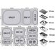 Перфорированная гастроёмкость FT11200 GN 1/1 (530х325х200 мм) нерж. сталь Viatto