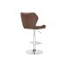 Барный стул Porch brown / chrome