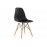 Пластиковый стул Eames PC-015 черный, (коробка 4 шт.)