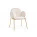 Стул на металлокаркасе Kalipso white / gold