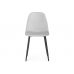 Стул на металлокаркасе Lilu light grey / black