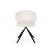 Стул на металлокаркасе Solomon крутящийся white / black